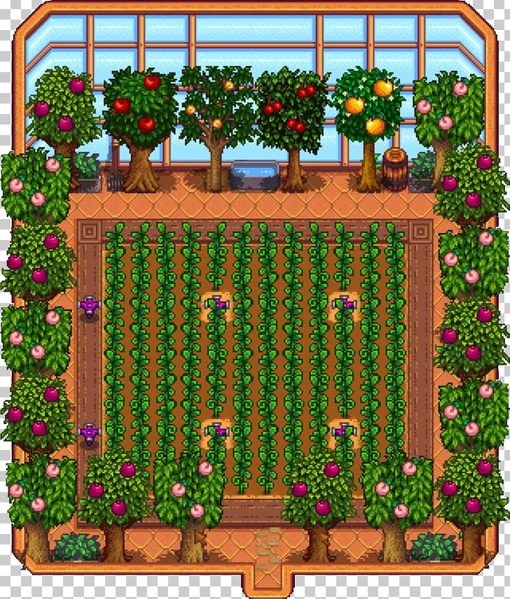 Fruit tree greenhouse layout