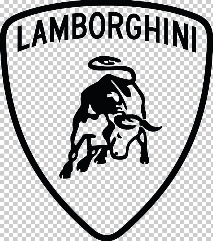 Lamborghini Car Chrysler Logo PNG, Clipart, Artwork, Black, Black And White, Brand, Carnivoran Free PNG Download