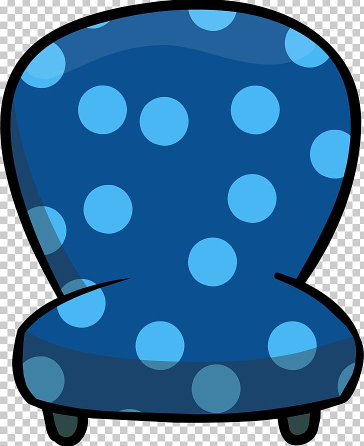 Club Penguin Chair Furniture Polka Dot PNG, Clipart, Aqua, Blue, Chair, Club Penguin, Club Penguin Entertainment Inc Free PNG Download