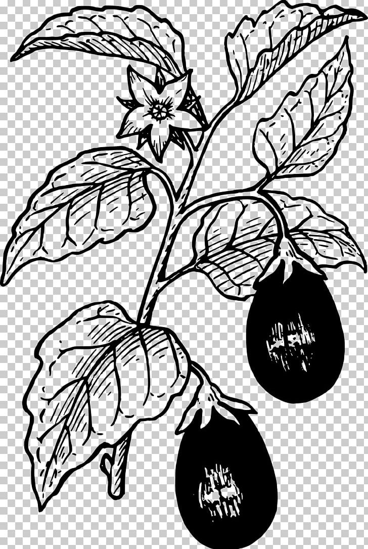 Eggplant Vegetable PNG, Clipart, Artwork, Black And White, Branch, Computer Icons, Download Free PNG Download