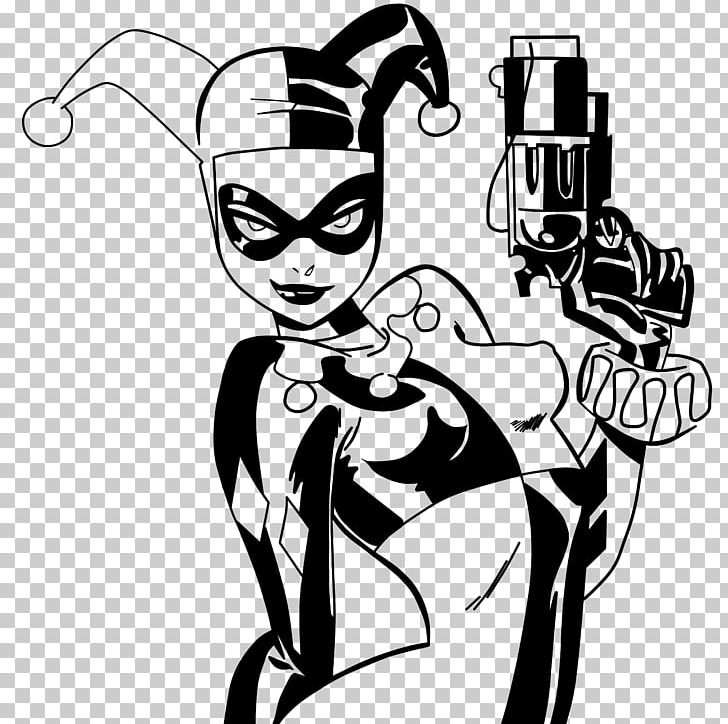 Harley Quinn Catwoman Batman Joker Comics PNG, Clipart, Arm, Art, Artwork, Black, Black And White Free PNG Download
