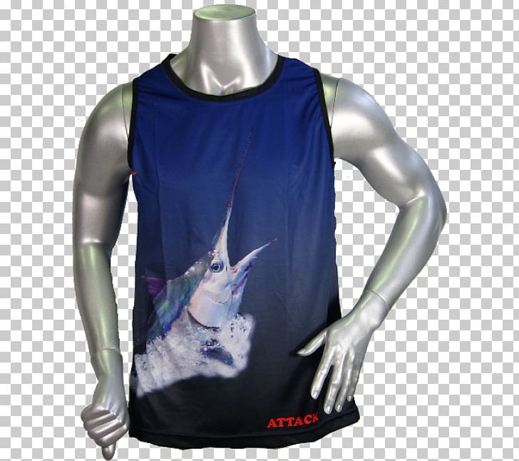 T-shirt Sleeveless Shirt Gilets Neck PNG, Clipart, Clothing, Gilets, Marlin Fish, Neck, Outerwear Free PNG Download