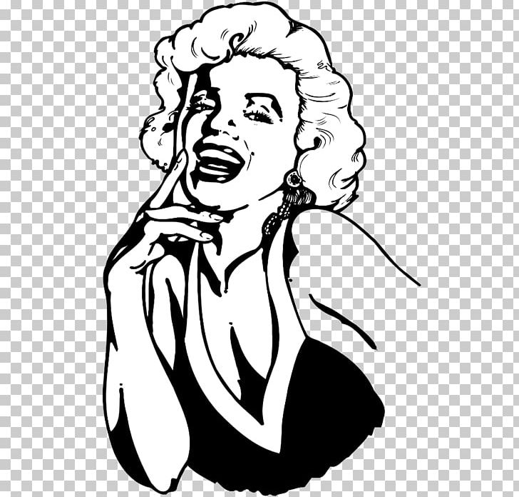 White Dress Of Marilyn Monroe Death Of Marilyn Monroe Silhouette Graphics Drawing PNG, Clipart, Animals, Arm, Black, Face, Fictional Character Free PNG Download