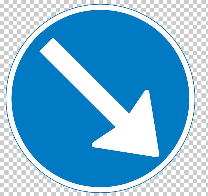 Traffic Sign Mandatory Sign Arrow PNG, Clipart, Angle, Area, Arrow, Bicycle, Blue Free PNG Download