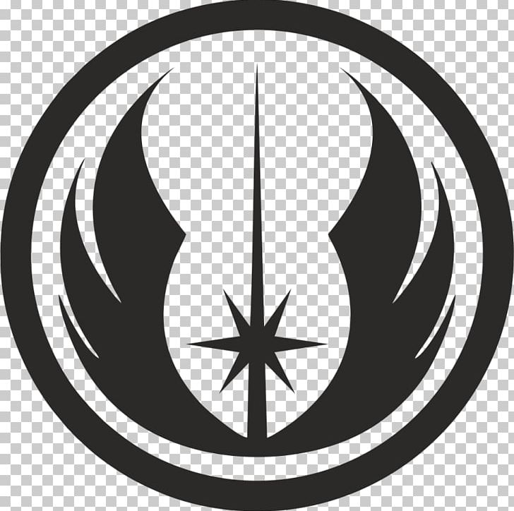 The New Jedi Order Star Wars: The Clone Wars PNG, Clipart, Black And White, Brand, Circle, Decal, Emblem Free PNG Download