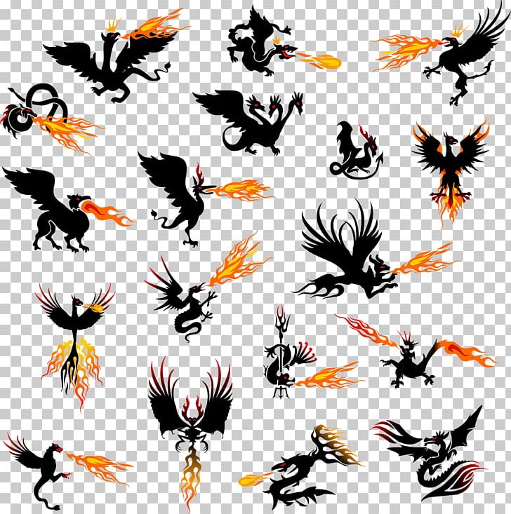 Bird Dragon Graphic Design PNG, Clipart, Animal, Animals, Art, Artwork, Beak Free PNG Download