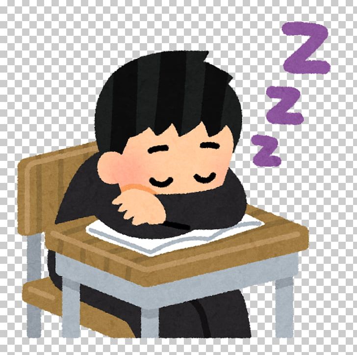 sleeping student clipart