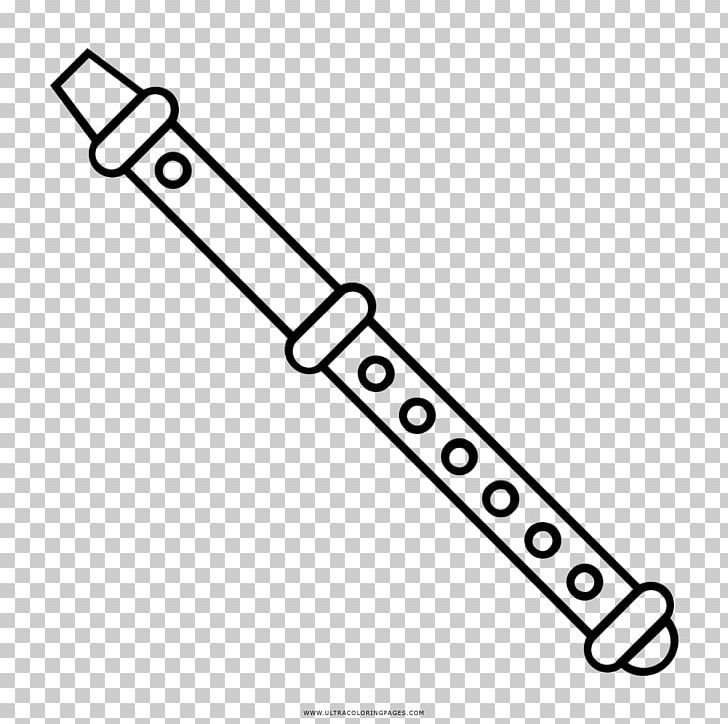 Coloring Book Drawing Line Art Flute Black And White PNG, Clipart, Angle, Area, Auto Part, Black And White, Champagne Free PNG Download