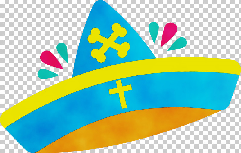 Yellow Hat PNG, Clipart, D%c3%ada De Muertos, Day Of The Dead, Hat, Paint, Watercolor Free PNG Download