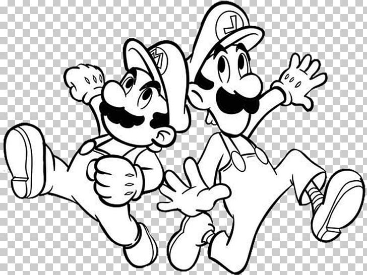 Mario & Luigi: Superstar Saga Mario Bros. Mario & Sonic At The Olympic Games Drawing PNG, Clipart, Angle, Arm, Black, Cartoon, Fictional Character Free PNG Download