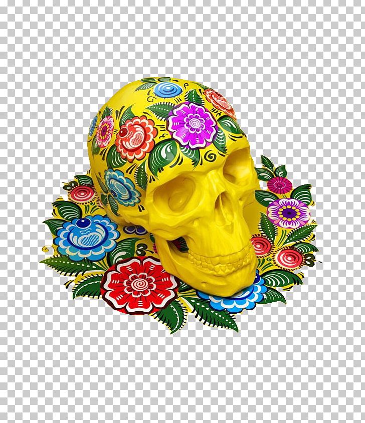 Russia Skull Zhostovo Painting Folk Art PNG, Clipart, Art, Canvas, Decoration, Fantasy, Floral Design Free PNG Download