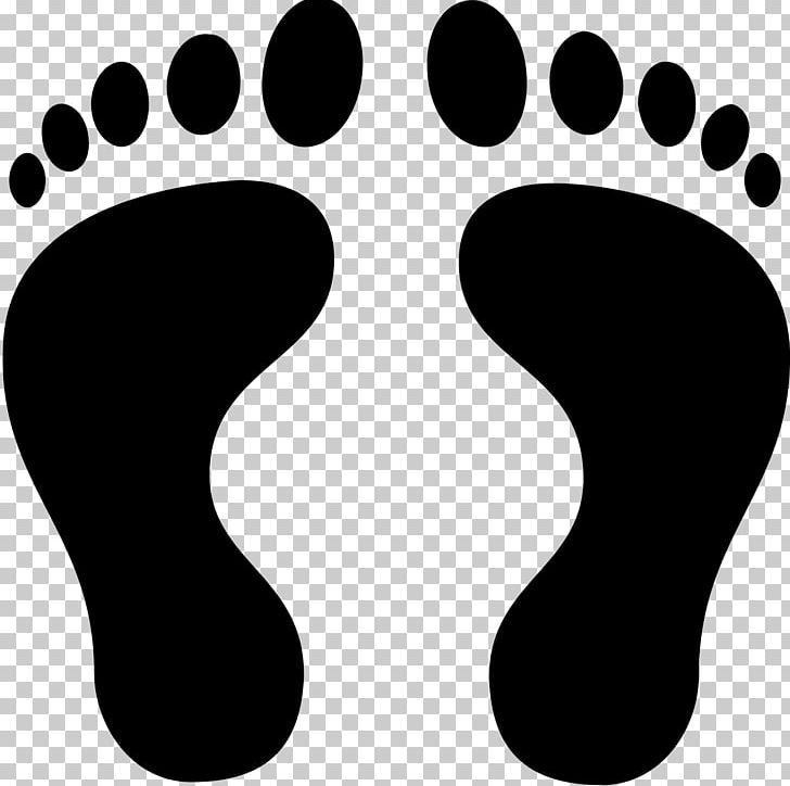 Footprint Computer Icons PNG, Clipart, Animal, Animal Track, Black, Black And White, Circle Free PNG Download