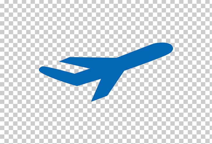 blue airplane icon