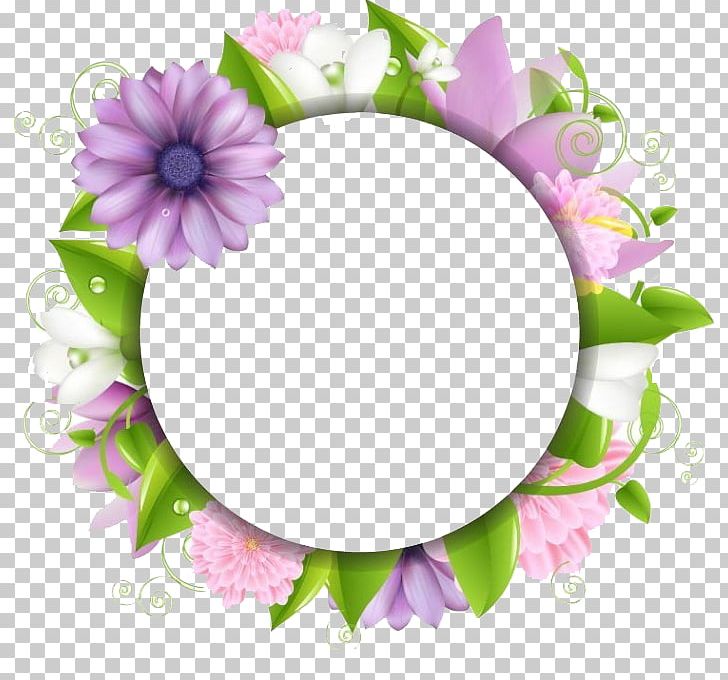 Border Flowers PNG, Clipart, Border Flowers, Christmas Wreath, Circle, Encapsulated Postscript, Flower Free PNG Download
