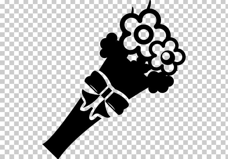 Flower Bouquet Computer Icons PNG, Clipart, Black, Black And White, Clip Art, Computer Icons, Download Free PNG Download