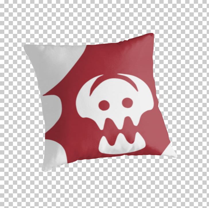 Throw Pillows Cushion Skull Toothless PNG, Clipart, Bone, Cushion, Pillow, Red, Skull Free PNG Download