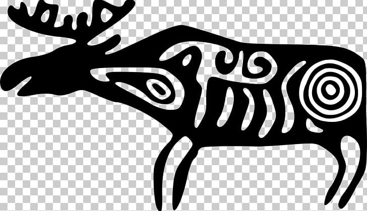 Elk White-tailed Deer PNG, Clipart, Animals, Antler, Art, Artwork, Black Free PNG Download