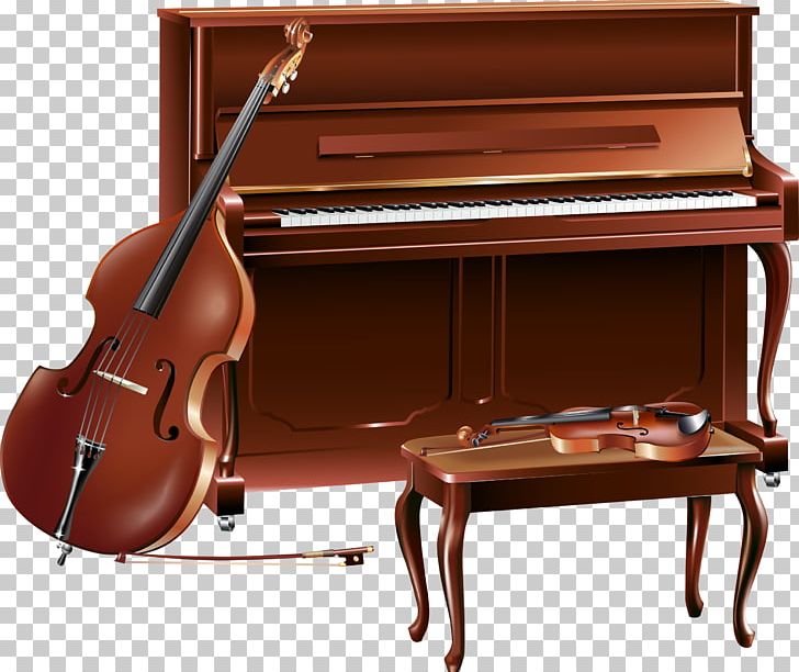 Grand Piano Violin Cello PNG, Clipart, Bowed String Instrument, Cartoon Violin, Classical Music, Digital Piano, Double Bass Free PNG Download