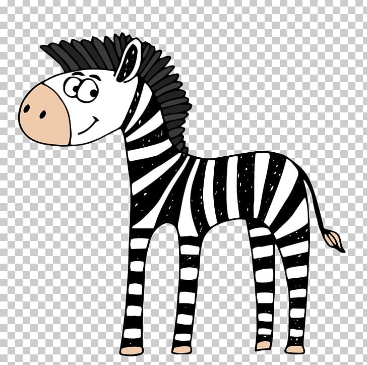 Quagga Black And White Zebra Cartoon PNG, Clipart, Animals, Art, Background Black, Black, Black And White Stripes Free PNG Download