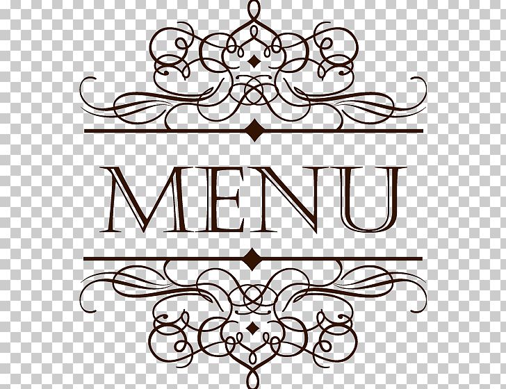 menu clip art borders