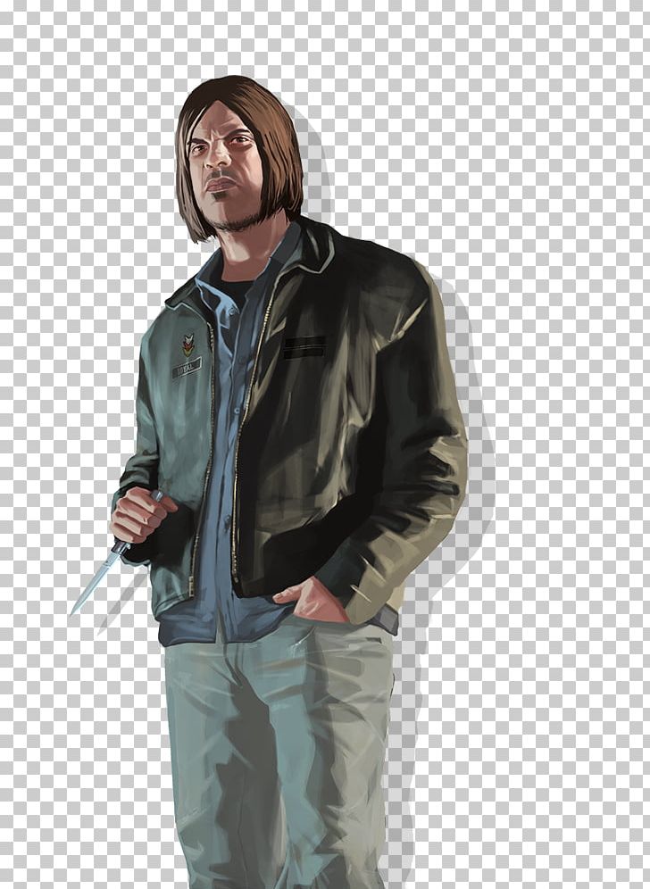 Leather Jacket Grand Theft Auto: Vice City Grand Theft Auto IV: The Lost And Damned PNG, Clipart, Clothing, Dress Shirt, Grand Theft Auto, Grand Theft Auto Vice City, Jacket Free PNG Download
