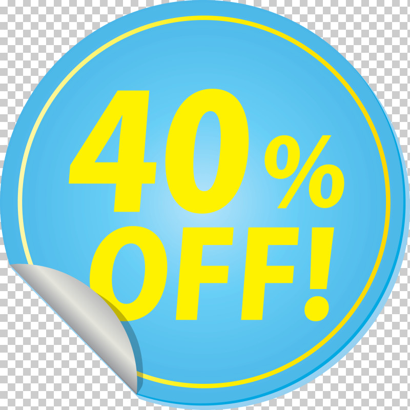 Discount Tag With 40% Off Discount Tag Discount Label PNG, Clipart, Area, Circle, Discount Label, Discount Tag, Discount Tag With 40 Off Free PNG Download