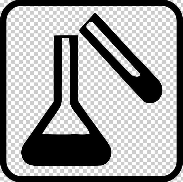 Laboratory Symbol Chemistry Science PNG, Clipart, Angle, Beaker, Black And White, Chemie, Chemielabor Free PNG Download