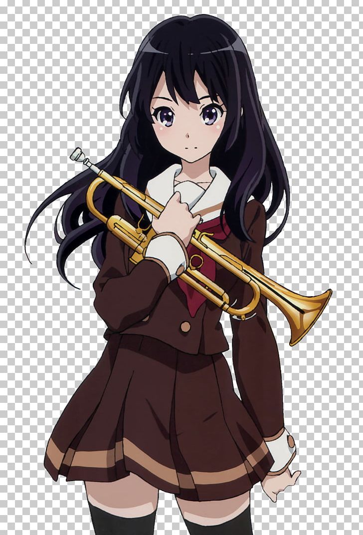 Sound! Euphonium Anime Kyoto Animation Film PNG, Clipart, Anime, Black Hair, Brown Hair, Cartoon, Crunchyroll Free PNG Download