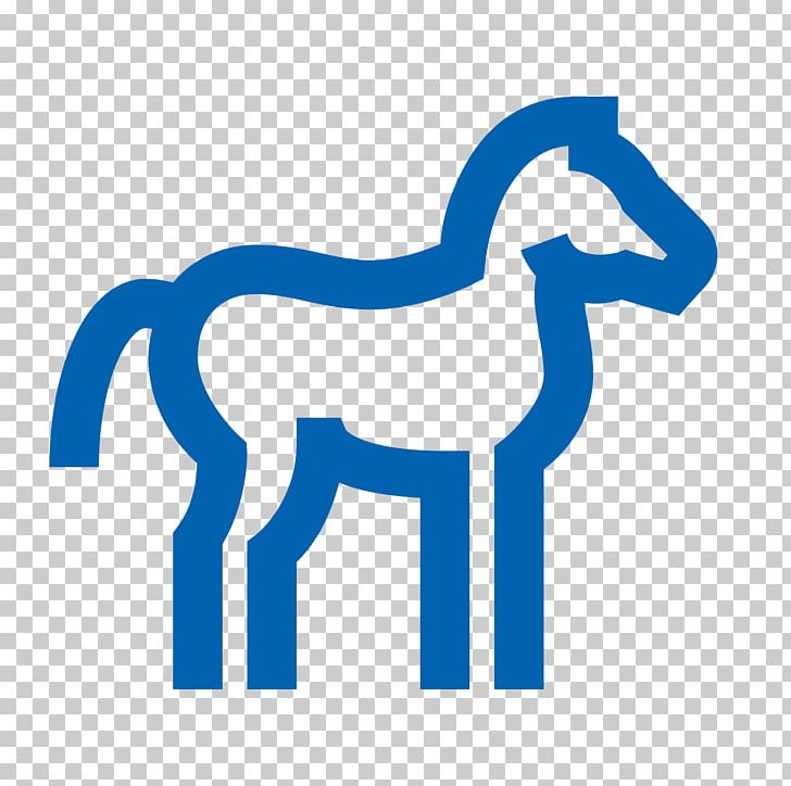 Horse Computer Icons Icon Design PNG, Clipart, Animals, Area, Blue, Computer Icons, Download Free PNG Download