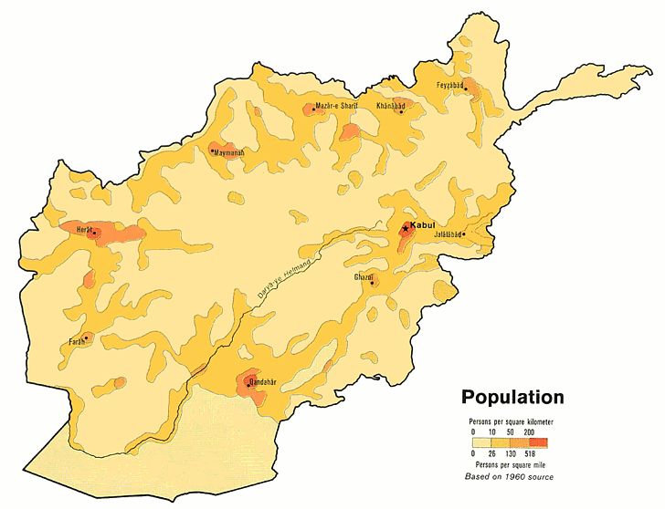 Afghanistan Population Density Map PNG, Clipart, Afghanistan, Afghanistan Cliparts, Area, Atlas, Blank Map Free PNG Download