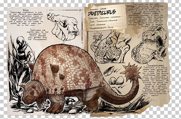 ARK: Survival Evolved Doedicurus Clavicaudatus Dinosaur Giant Armadillo Herbivore PNG, Clipart, Animal, Ark, Ark , Ark Survival Evolved, Armadillo Free PNG Download
