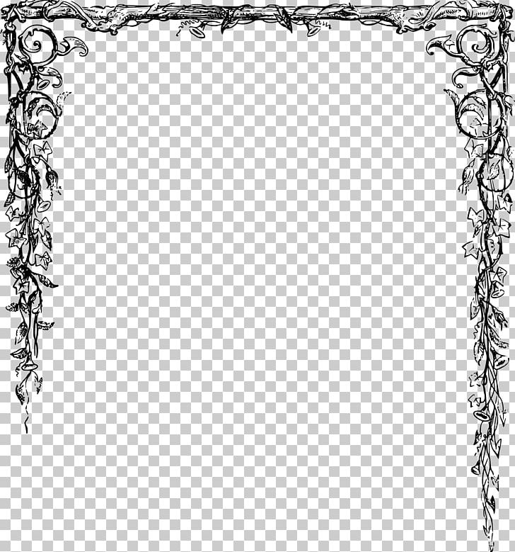 Border Flowers PNG, Clipart, Area, Art, Art Museum, Black And White, Border Free PNG Download