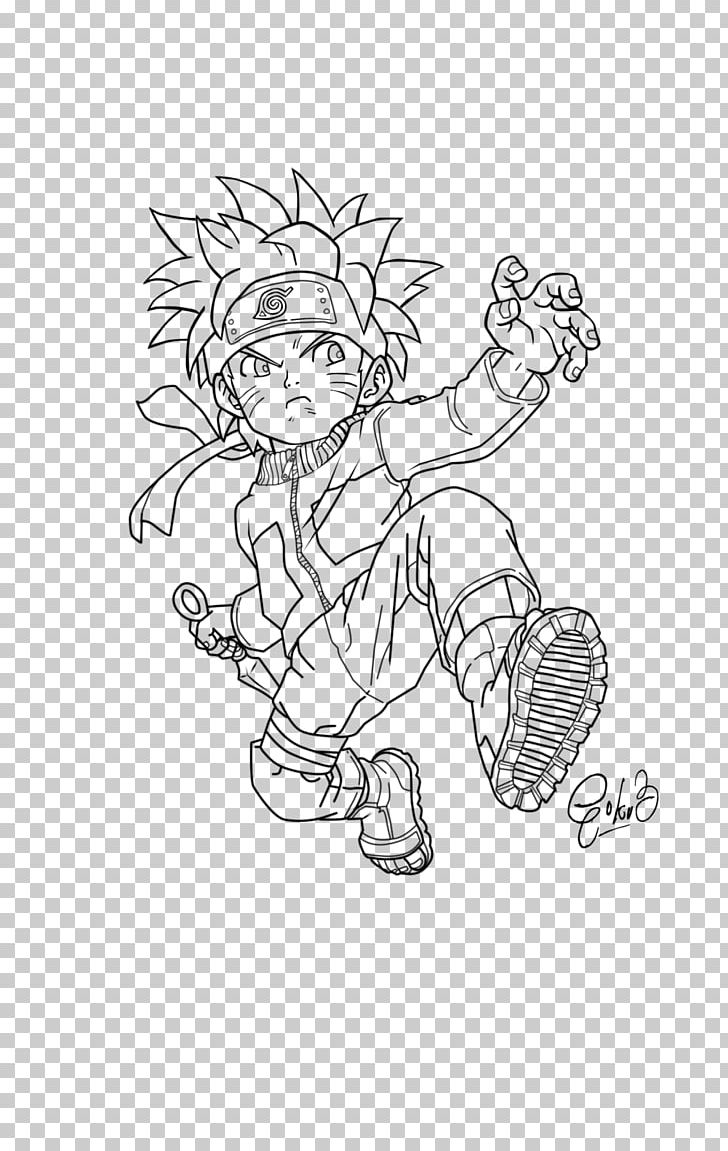 Goku Line Art Drawing Sketch PNG, Clipart,  Free PNG Download