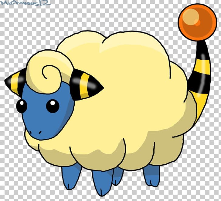 Mareep Flaaffy Ampharos Tail PNG, Clipart, Ampharos, Artwork, Cartoon, Cattle Like Mammal, Deviantart Free PNG Download