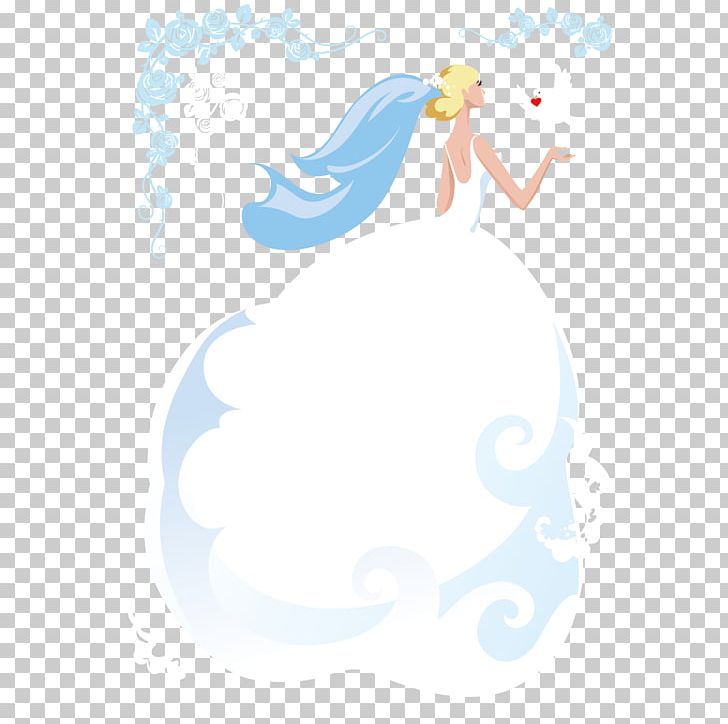 Blue Text Cloud PNG, Clipart, Art, Bird, Blue, Bride, Bride And Groom Free PNG Download