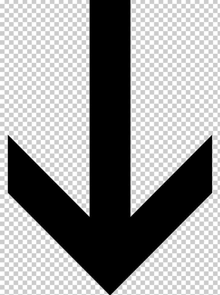 Arrow Computer Icons PNG, Clipart, Angle, Arrow, Arrow Down, Black, Black And White Free PNG Download