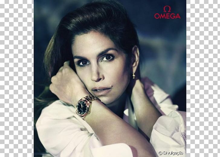 Cindy Crawford Omega Speedmaster Omega SA Watch Fashion PNG, Clipart, Accessories, Beauty, Black Hair, Fashion, Girl Free PNG Download