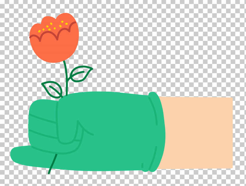 Hand Holding Flower Hand Flower PNG, Clipart, Cartoon, Flower, Geometry, Green, Hand Free PNG Download