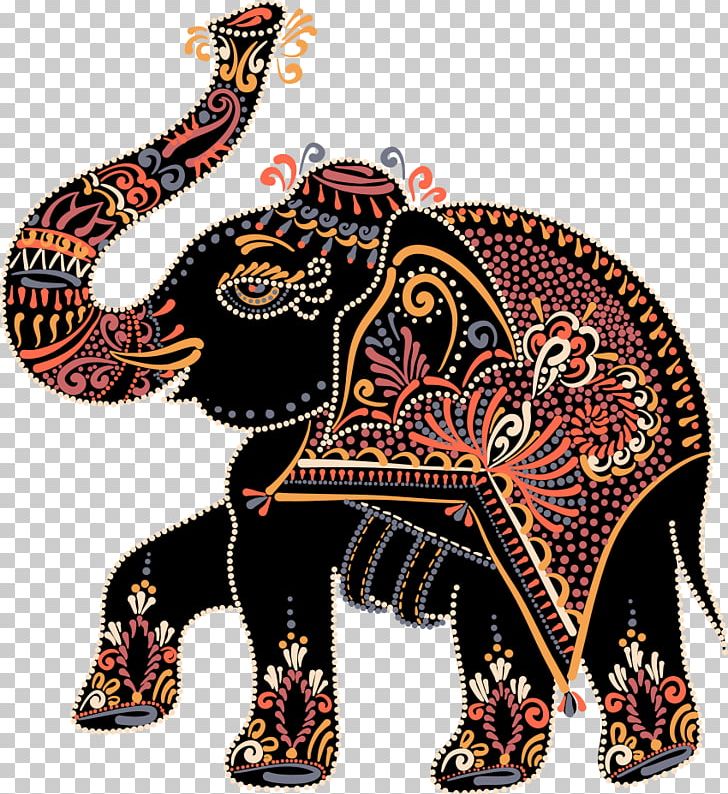 Elephant Painting Folk Art Illustration PNG, Clipart, Animal, Animals, Art, Cartoon Animals, Cartoon Elephant Free PNG Download