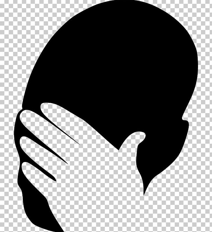 Facepalm Emoticon PNG, Clipart, Black, Black And White, Clip Art, Computer Icons, Download Free PNG Download