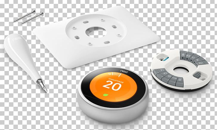 Nest Thermostat (3rd Generation) Nest Learning Thermostat Nest Labs Smart Thermostat PNG, Clipart, Central Heating, Electrical Wires Cable, Electronics, Home Automation Kits, Home Wiring Free PNG Download