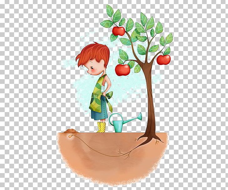 Emmanuelle Drawing Art Illustration PNG, Clipart, Apple, Apple Fruit, Boy, Branch, Cartoon Free PNG Download