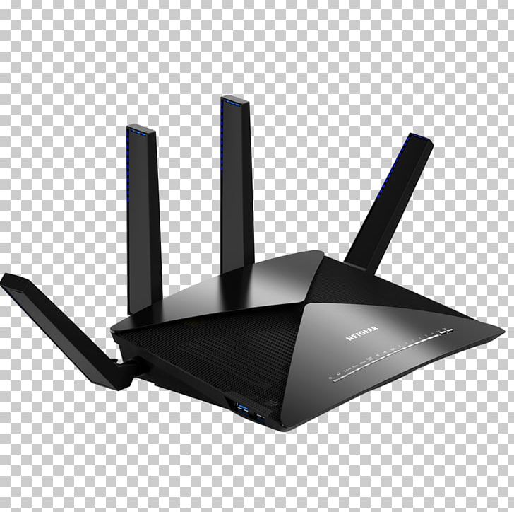 Netgear Nighthawk X10 Dual-band Gigabit Ethernet Black Wireless Router PNG, Clipart, Angle, Electronics, Electronics Accessory, Ieee 80211, Ieee 80211ac Free PNG Download