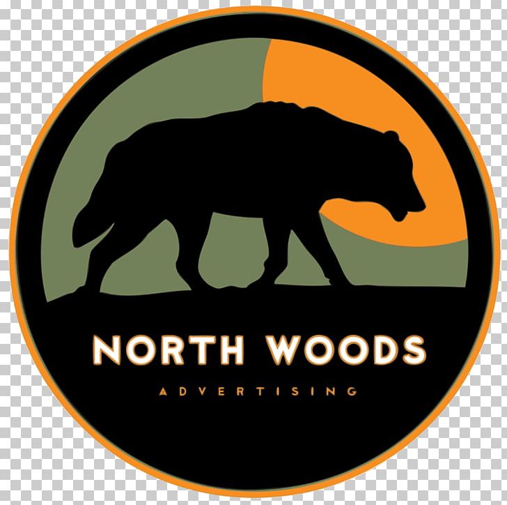 Logo North Woods Advertising Graphic Design PNG, Clipart, Adn Music, Advertising, Area, Brand, Carnivoran Free PNG Download