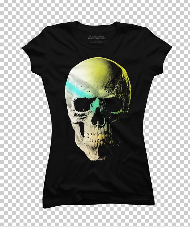 T-shirt Sleeve Skull Bone Neck PNG, Clipart, Black, Black M, Bone, Brand, Clothing Free PNG Download