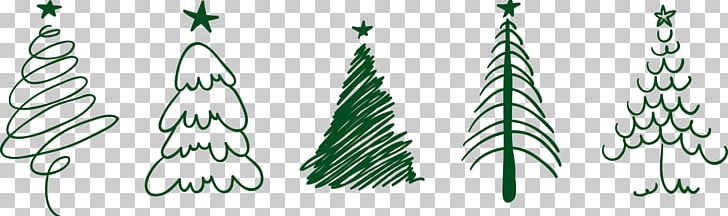 Christmas Tree Drawing Santa Claus PNG, Clipart, Branch, Cedar, Christma, Christmas, Christmas Card Free PNG Download