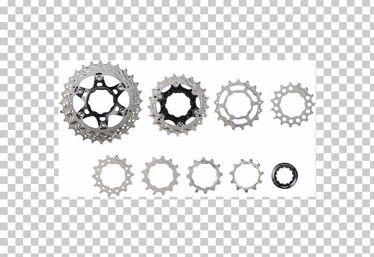 Cogset Ultegra Shimano Groupset Dura Ace PNG, Clipart, Auto Part, Bicycle, Bicycle Chains, Bicycle Part, Black And White Free PNG Download