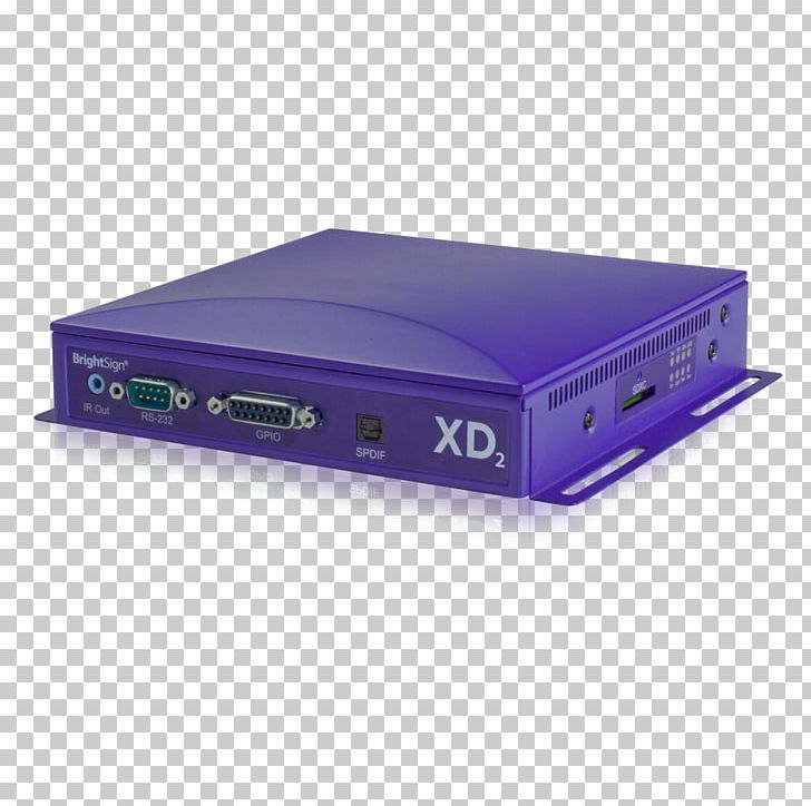 Digital Media Player Digital Signs Roku BrightSign XD232 High-definition Television PNG, Clipart, Brightsign Hd223, Broadcasting, Computer Component, Computer Network, Dig Free PNG Download