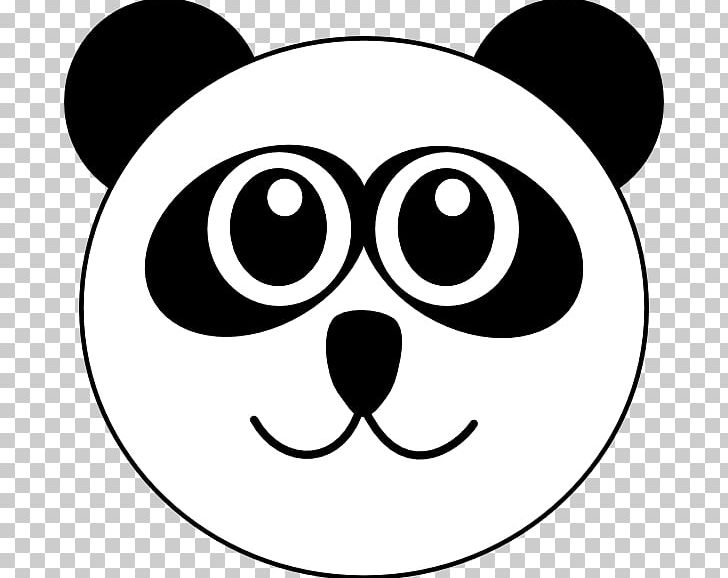 Giant Panda Bear Face PNG, Clipart, Artwork, Bear, Black, Black And White, Circle Free PNG Download