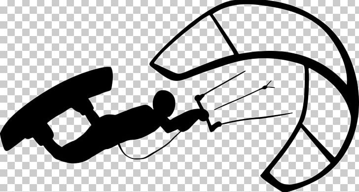 Kitesurfing Silhouette PNG, Clipart, Angle, Area, Artwork, Black, Black And White Free PNG Download